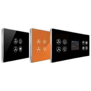 Glass-finish-touch-panels-with-auto-scheduling