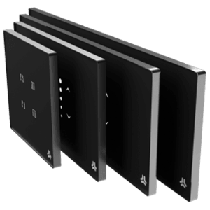 Metal-finish-touch-switch-panels