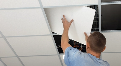 False Ceiling Installation